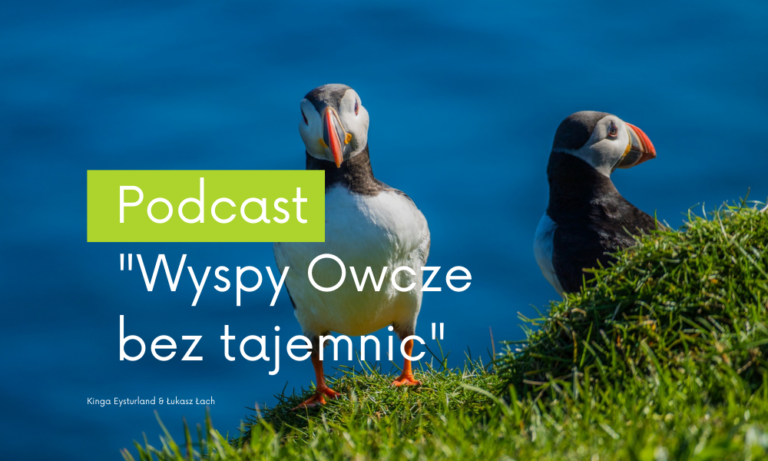 Okładka pierwszego odcinka podcastu Wyspy Owcze bez tajemnic