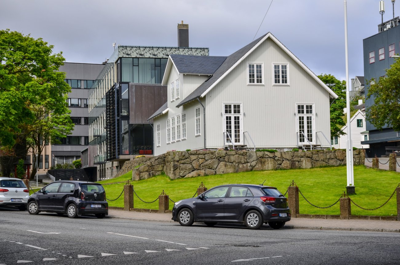 Stary Budynek Løgtingu usytuowany w Torshavn na Wyspach Owczych