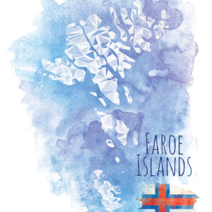 Plakat: Mapa Wysp Owczych