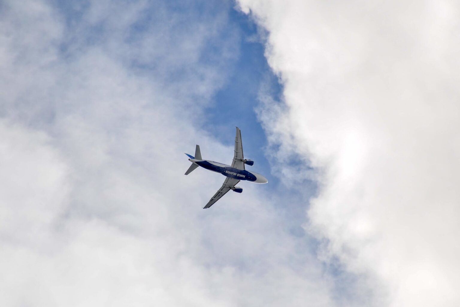 Samolot Atlantic Airways w locie