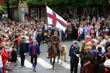 Flaga Wysp Owczych- Ólavsøka