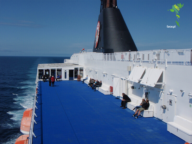 Prom Norrona - sundeck