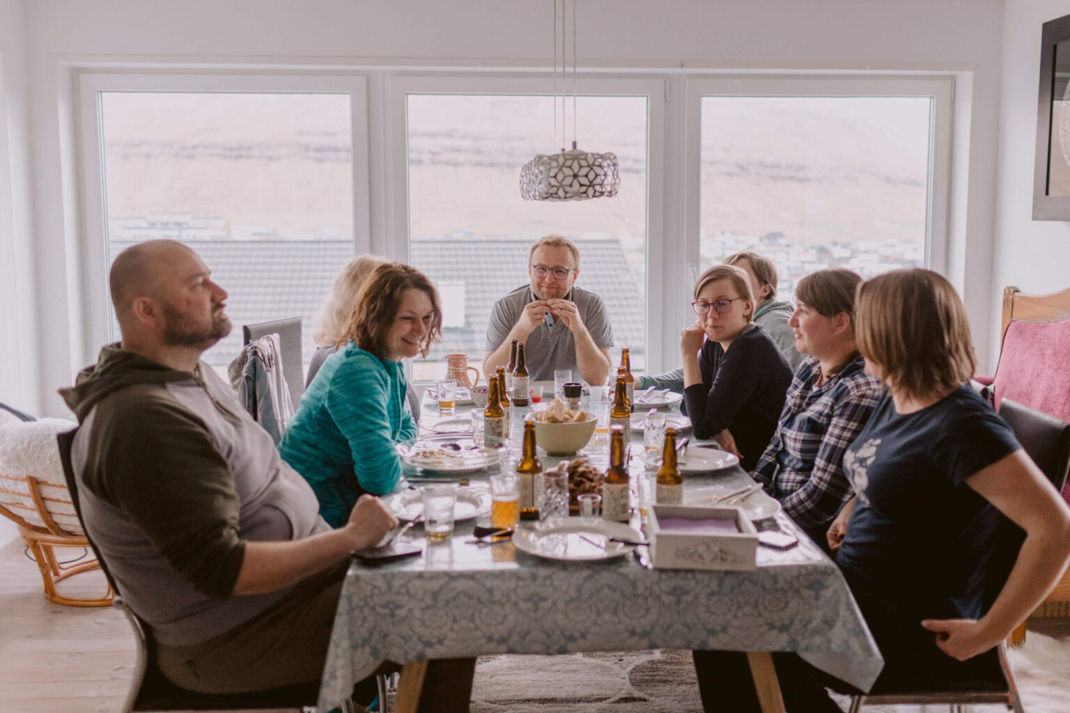 Kolacja farerska w trakcie Wycieczki na Wyspy Owcze z Faroe.pl